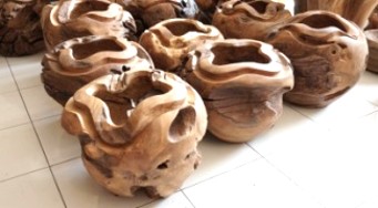 Teak root furniture and Teak root vase art decoration