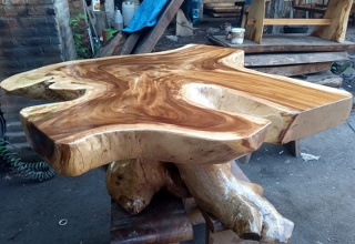 Suar Wood Table From Indonesia Home Wooden Decoration